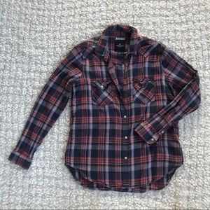 American Eagle Boyfriend-Fit Flannel
